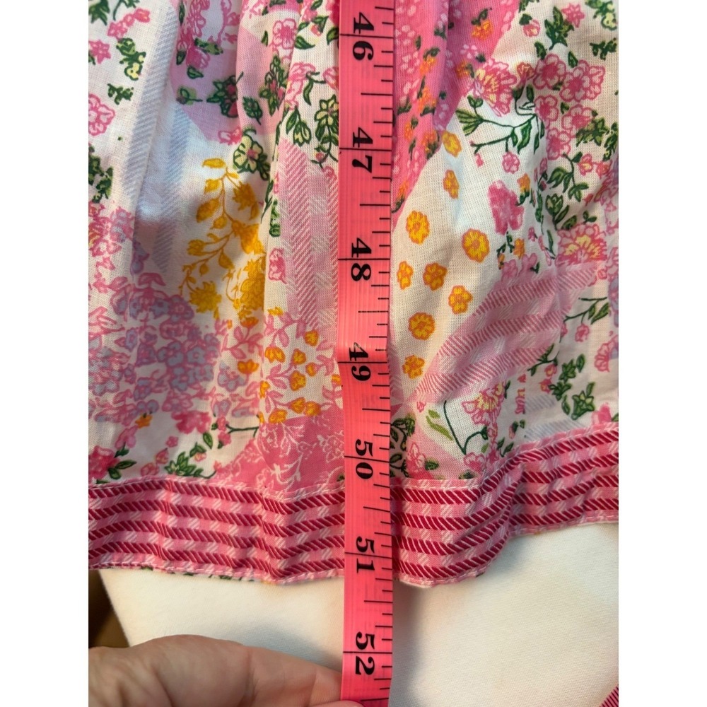 New Simply Southern Pink Patchwork Tiered Ruffle Maxi Dress Sz Small Praire - Picture 6 of 10